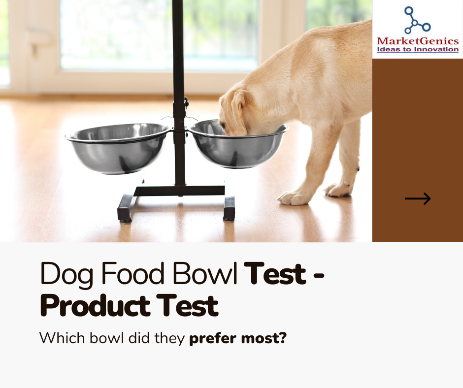 Product Test: Two Bowl Test for a  Reputed Dog Food Brand
